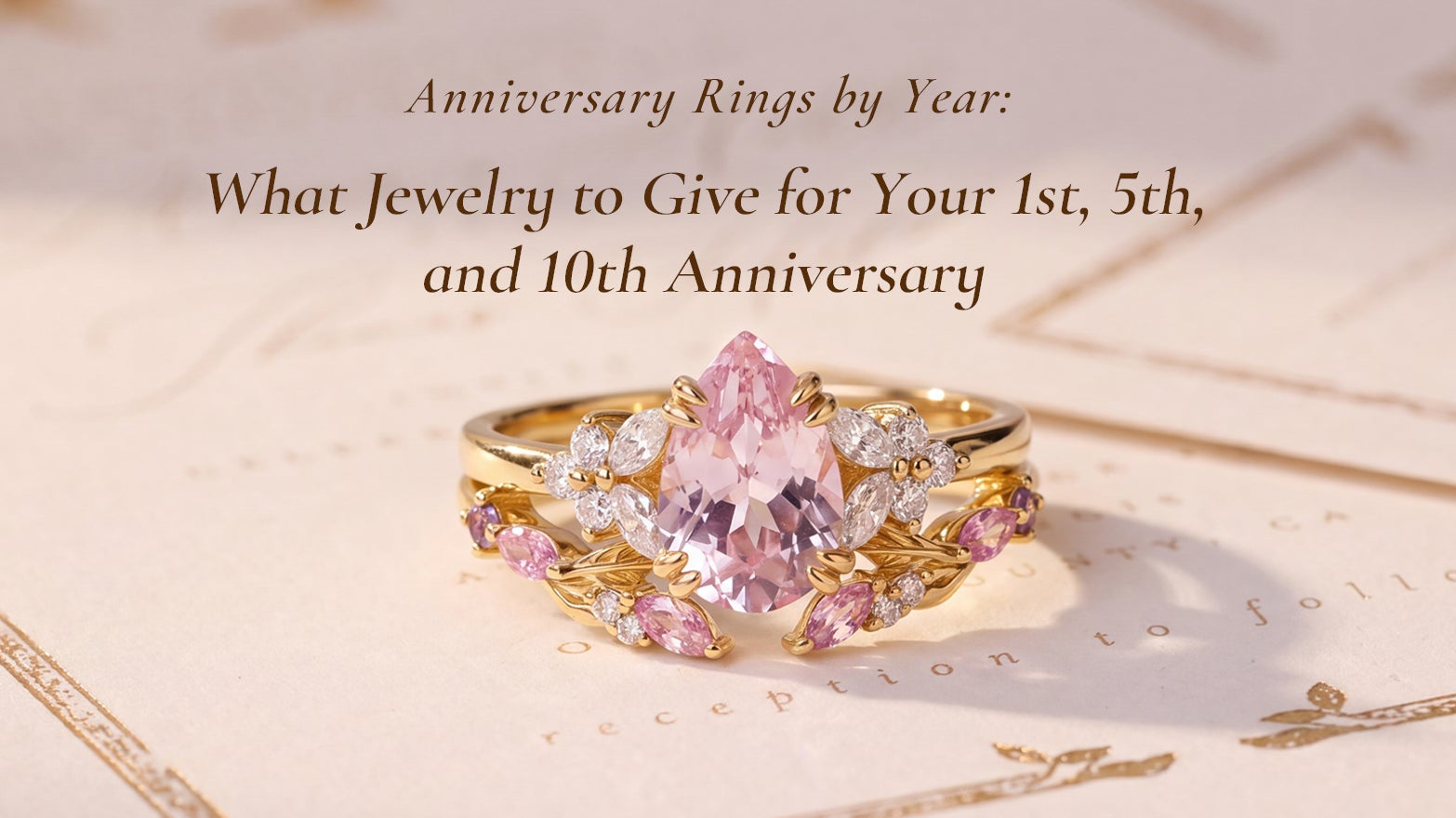Anniversary Rings by Year: What Jewelry to Give for Your 1st, 5th, and 10th Anniversary