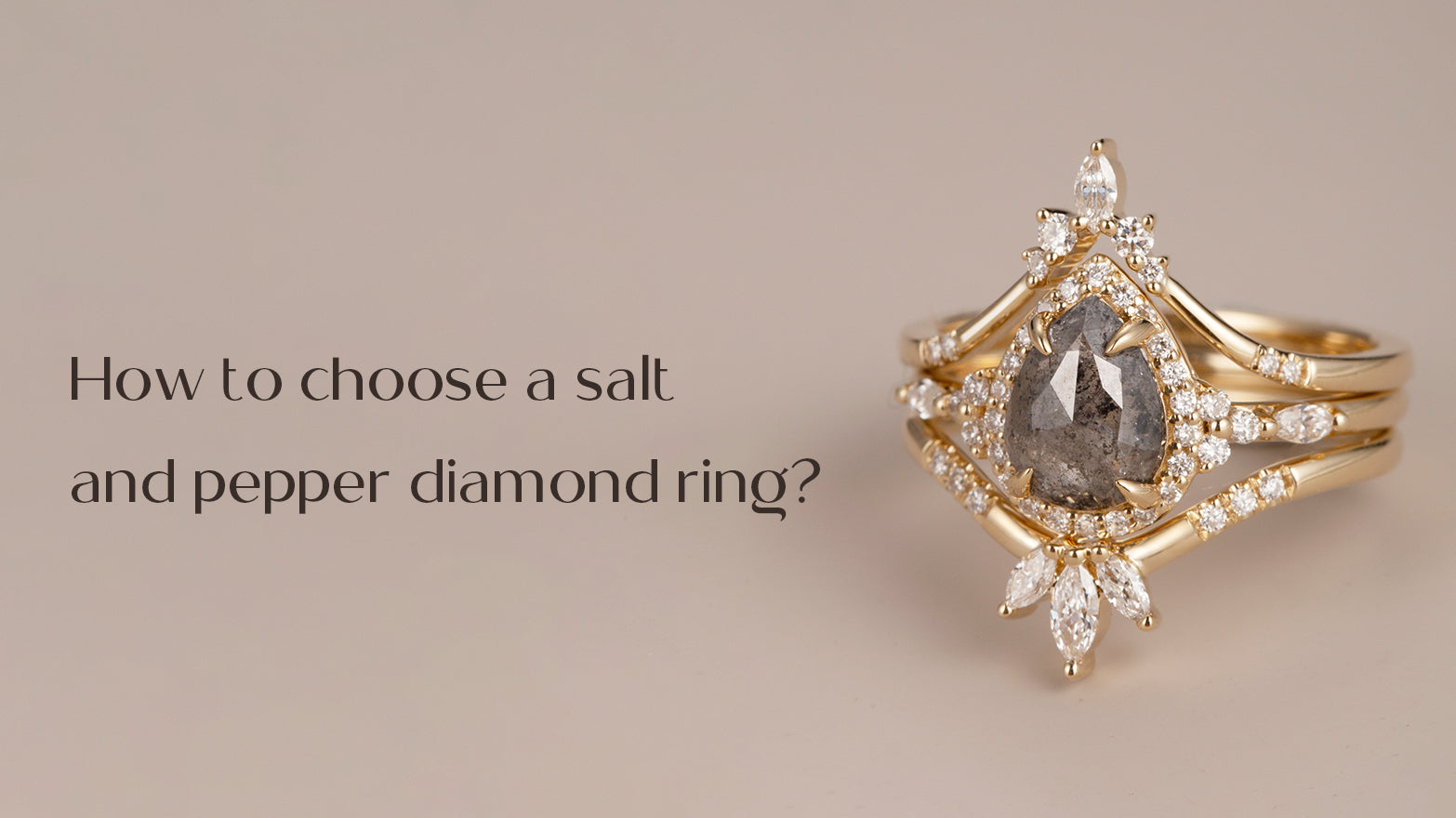 How to choose a salt and pepper diamond ring?