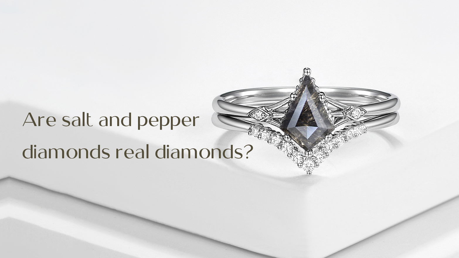 Are salt and pepper diamonds real diamonds?
