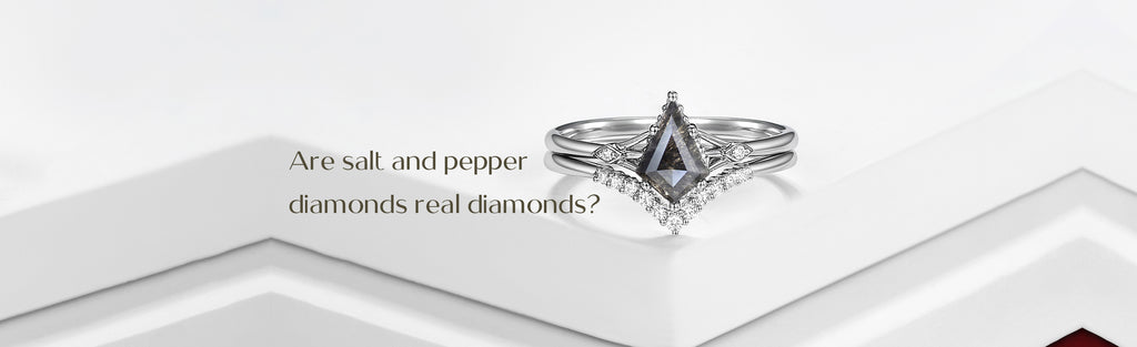 Are salt and pepper diamonds real diamonds?