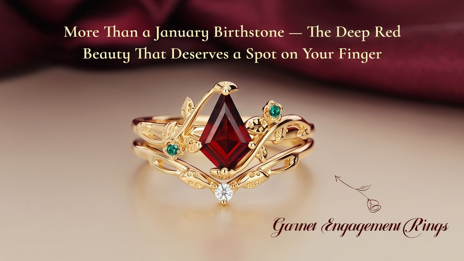 Garnet Engagement Rings: More Than a January Birthstone — The Deep Red Beauty That Deserves a Spot on Your Finger