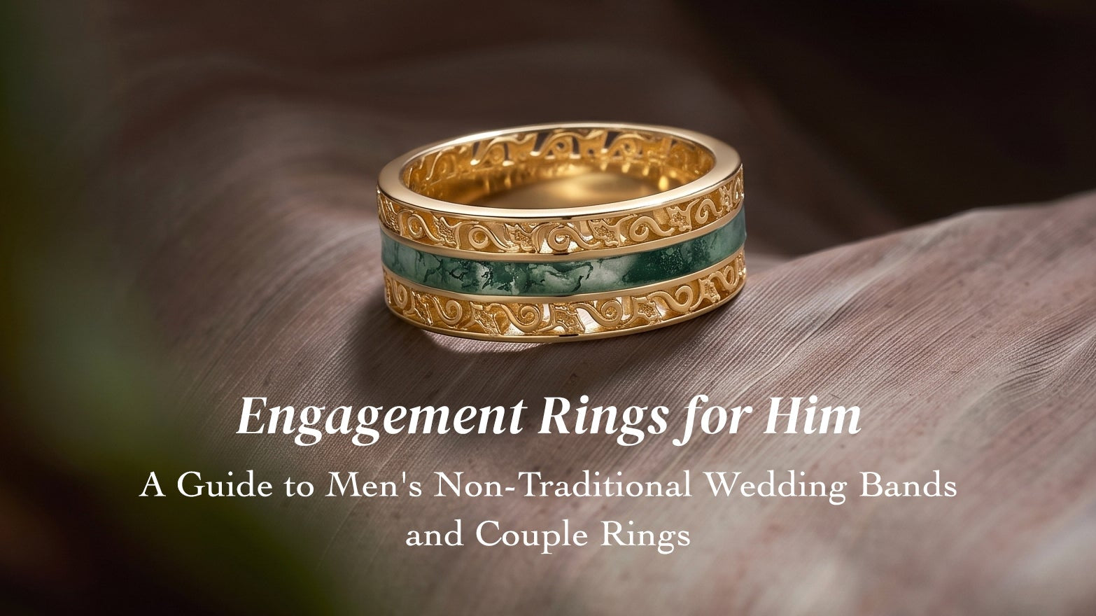 Engagement Rings for Him: A Guide to Men's Non-Traditional Wedding Bands and Couple Rings