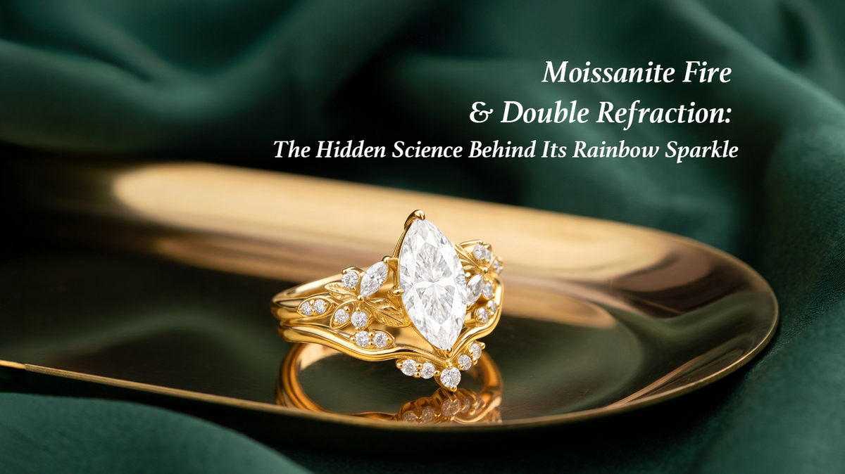 Moissanite Fire & Double Refraction: The Hidden Science Behind Its Rainbow Sparkle