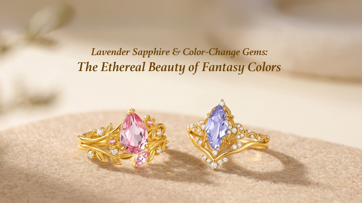 Lavender Sapphire & Color-Change Gems: The Ethereal Beauty of Fantasy Colors