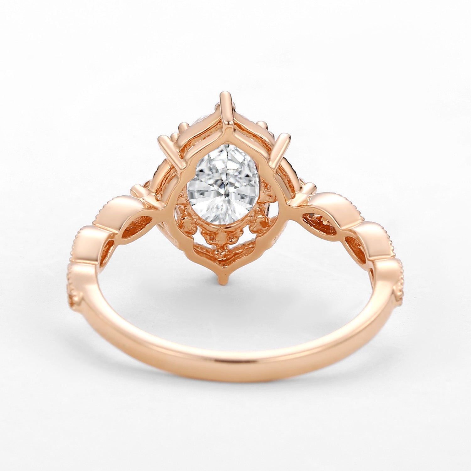 1.5ct Moissanite Signature Vintage Engagement Ring - The ‘Charlotte’ Ring