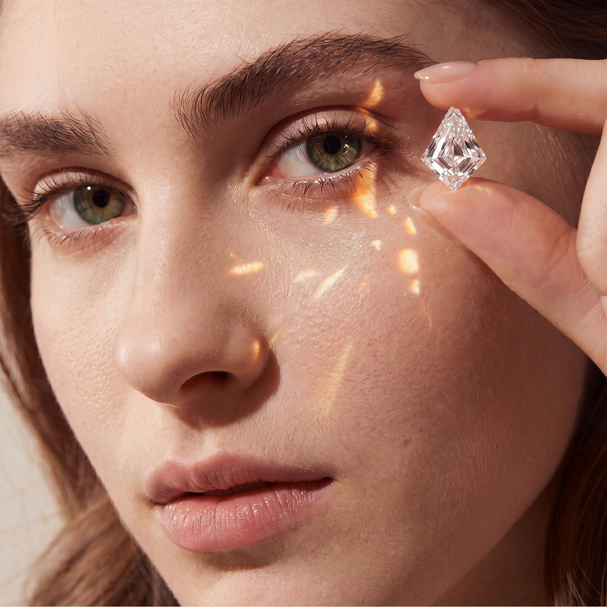 Floral Inspired - Lab Grown Diamond Yellow Gold Ring