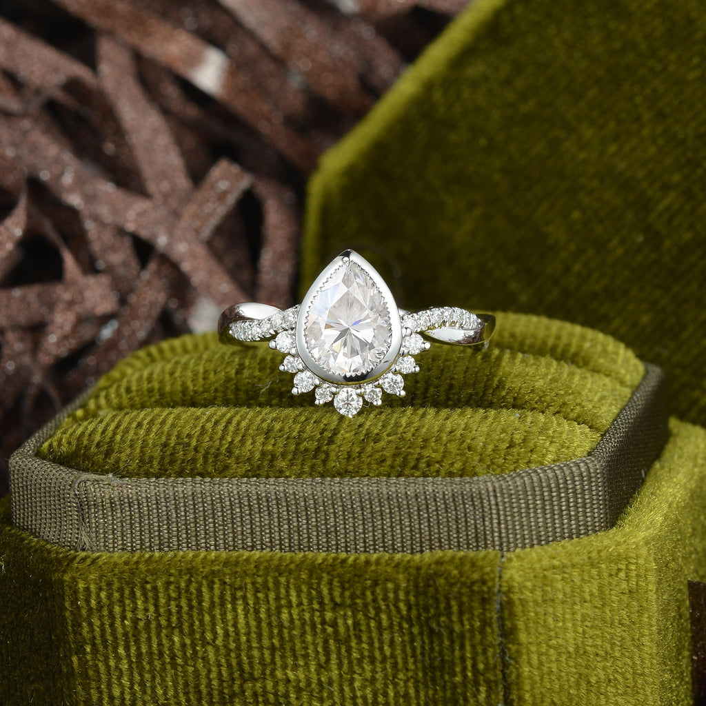1.2ct Infinity Moissanite Gold Ring - Felicegals 丨Wedding ring 丨Fashion ring 丨Diamond ring 丨Gemstone ring--Felicegals