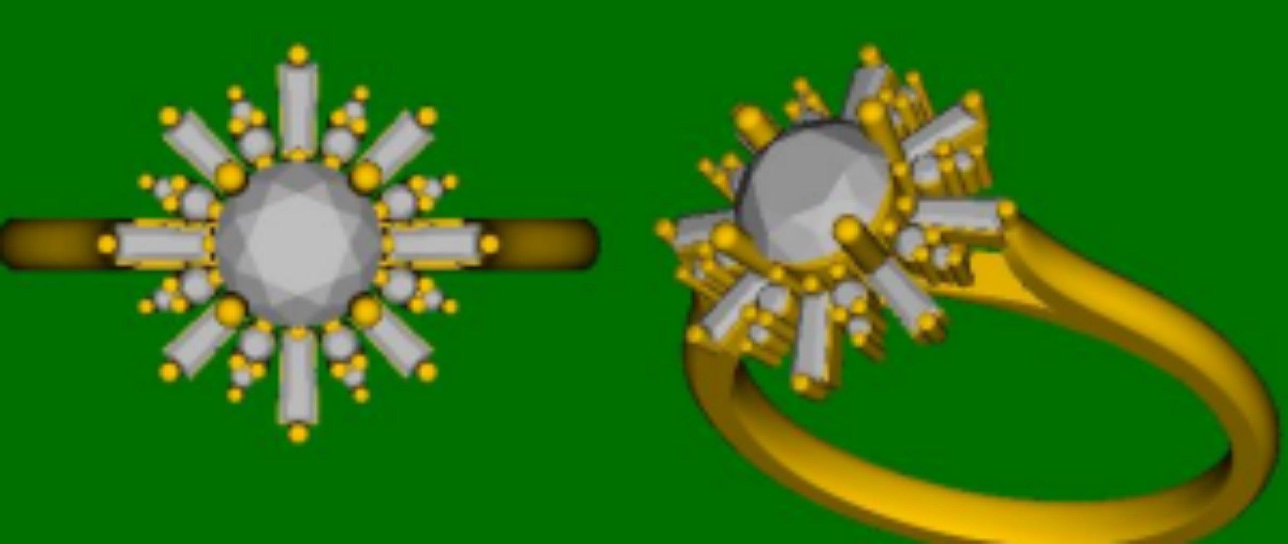 Custom ring for Mireya Vitela / Redo the ring. - Felicegals 丨Wedding ring 丨Fashion ring 丨Diamond ring 丨Gemstone ring--Felicegals 丨Wedding ring 丨Fashion ring 丨Diamond ring 丨Gemstone ring