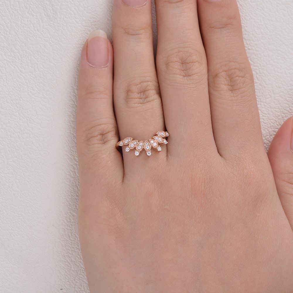 Round Cut Moissanite Cluster Ring - Felicegals