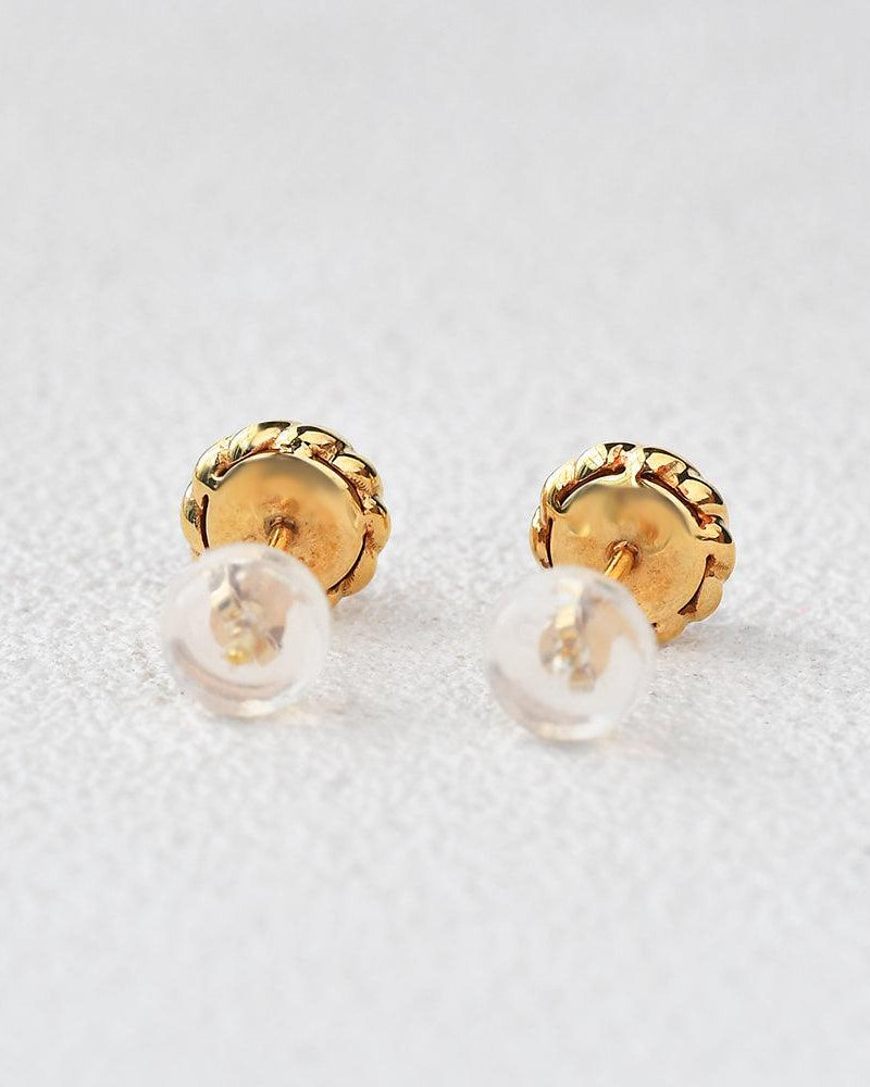 Natural Opal Vintage Yellow Gold Earrings - Felicegals 丨Wedding ring 丨Fashion ring 丨Diamond ring 丨Gemstone ring--Felicegals