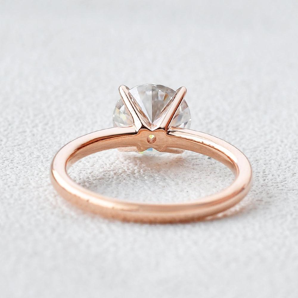 2CT Classic Four Prongs Solitaire Ring - Felicegals