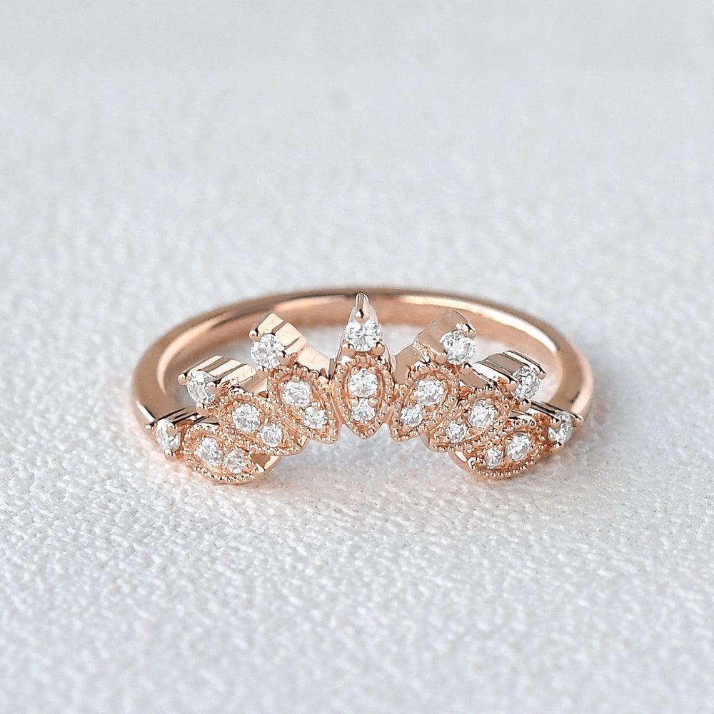 Round Cut Moissanite Cluster Ring - Felicegals