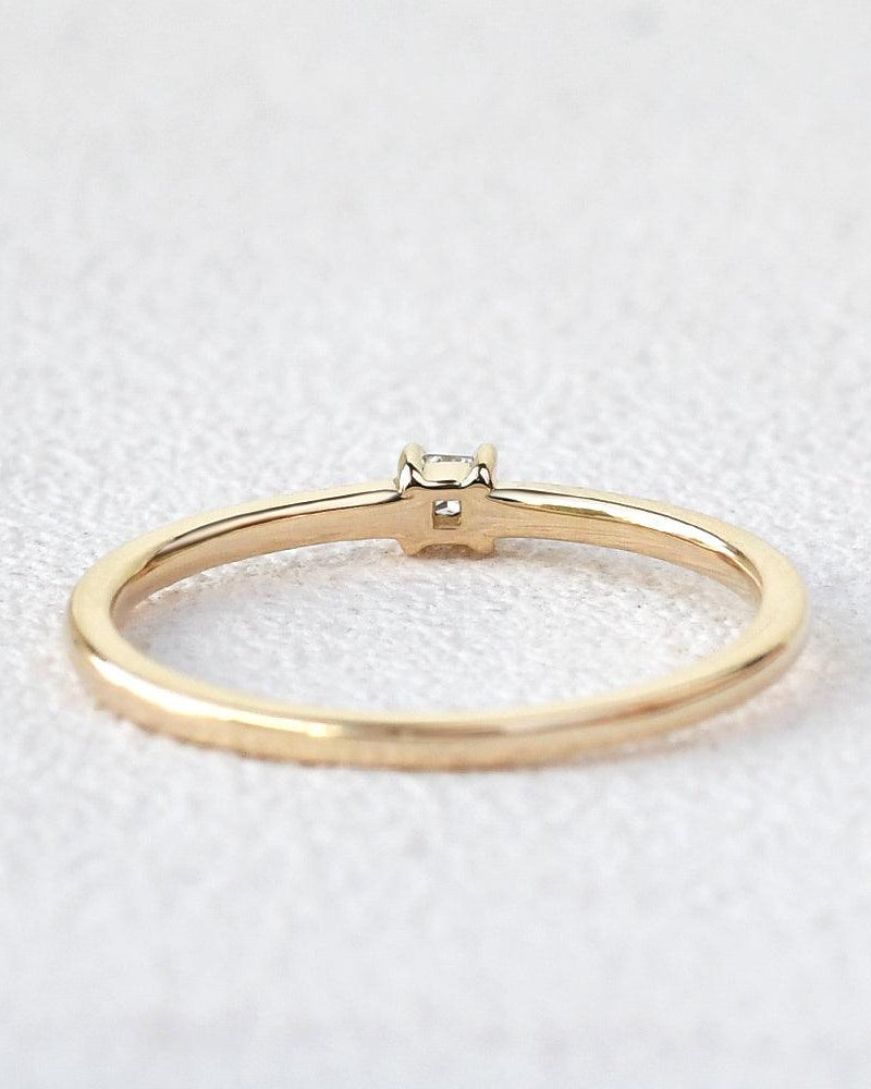 Diamond Engagement Solitaire Ring - Felicegals