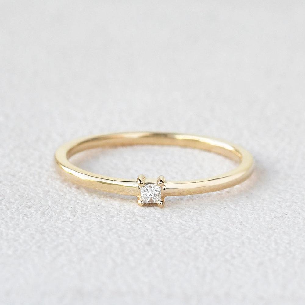 Diamond Engagement Solitaire Ring - Felicegals