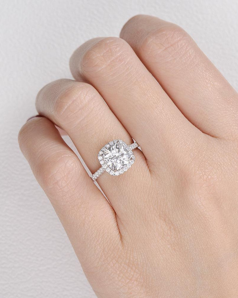 2.5ct Moissanite Stacking White Gold Ring - Felicegals