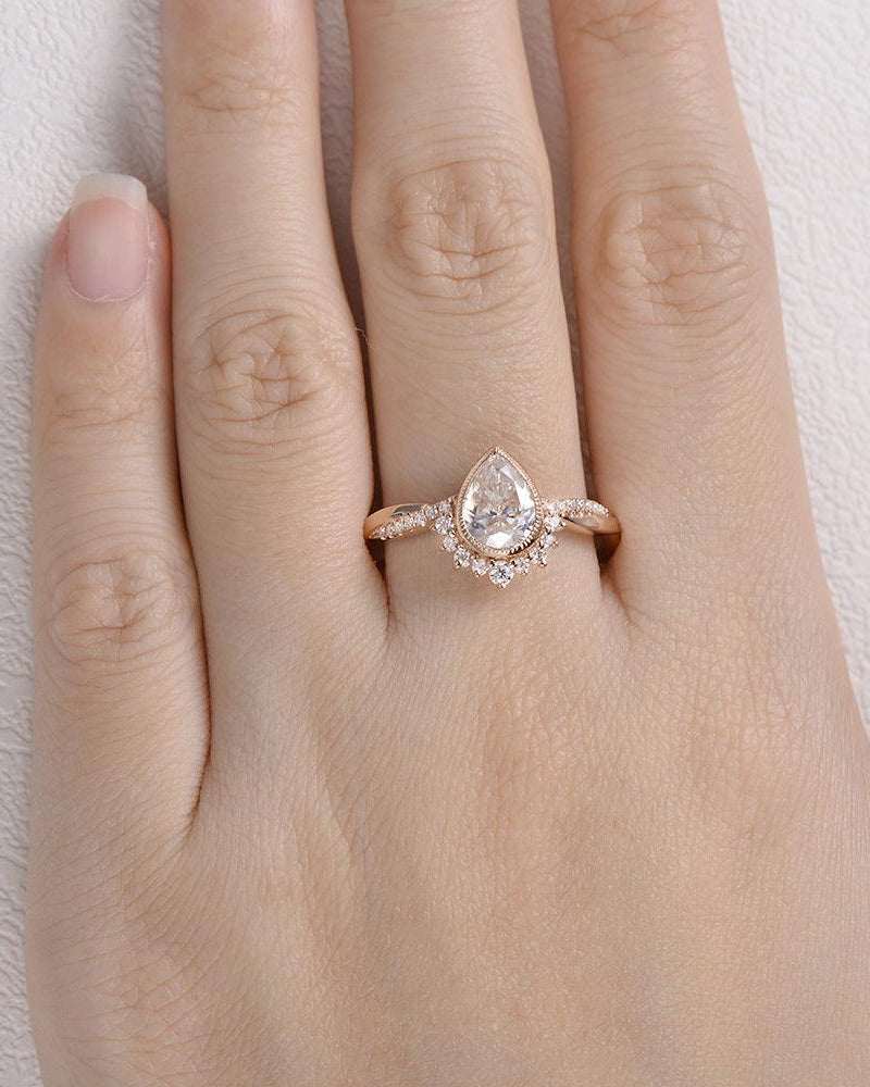 Infinity Moissanite 14K Gold Ring - Felicegals
