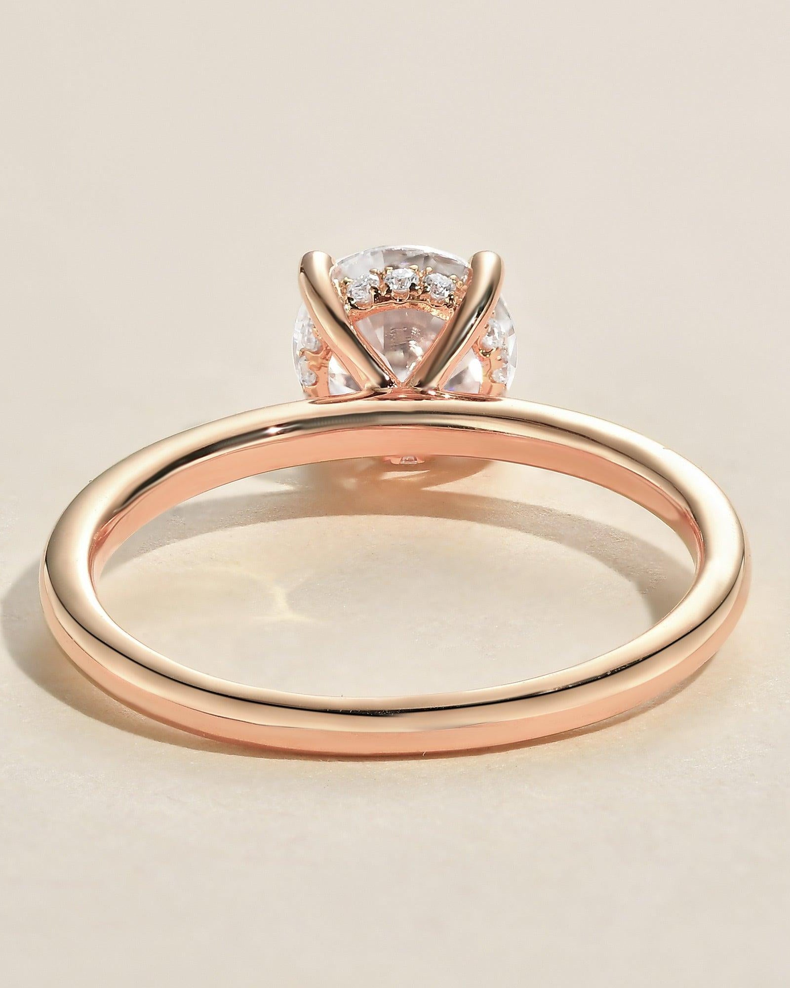 2.0ct Round Cut Moissanite Classic Solitaire Ring - Felicegals 丨Wedding ring 丨Fashion ring 丨Diamond ring 丨Gemstone ring