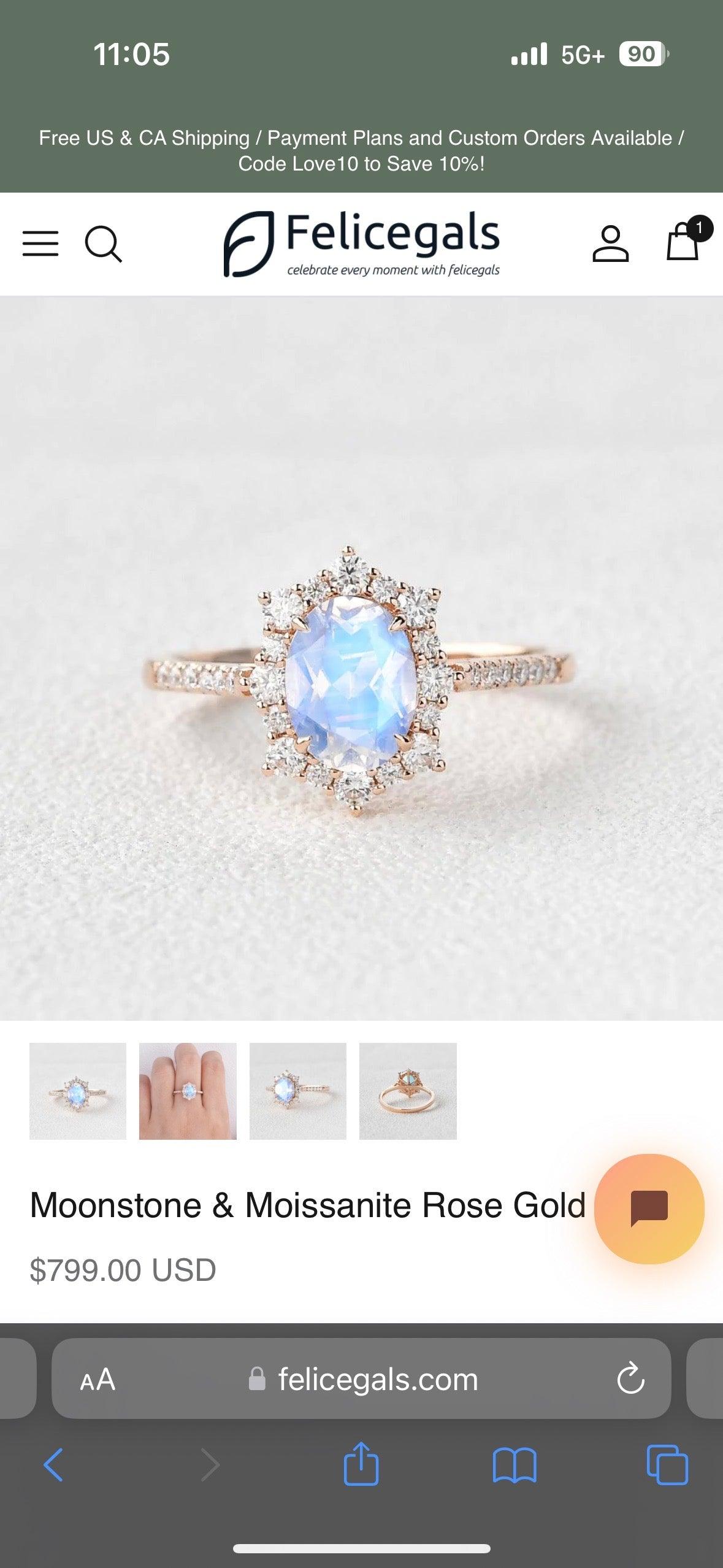 Custom Ring for Cheyenne - Felicegals 丨Wedding ring 丨Fashion ring 丨Diamond ring 丨Gemstone ring