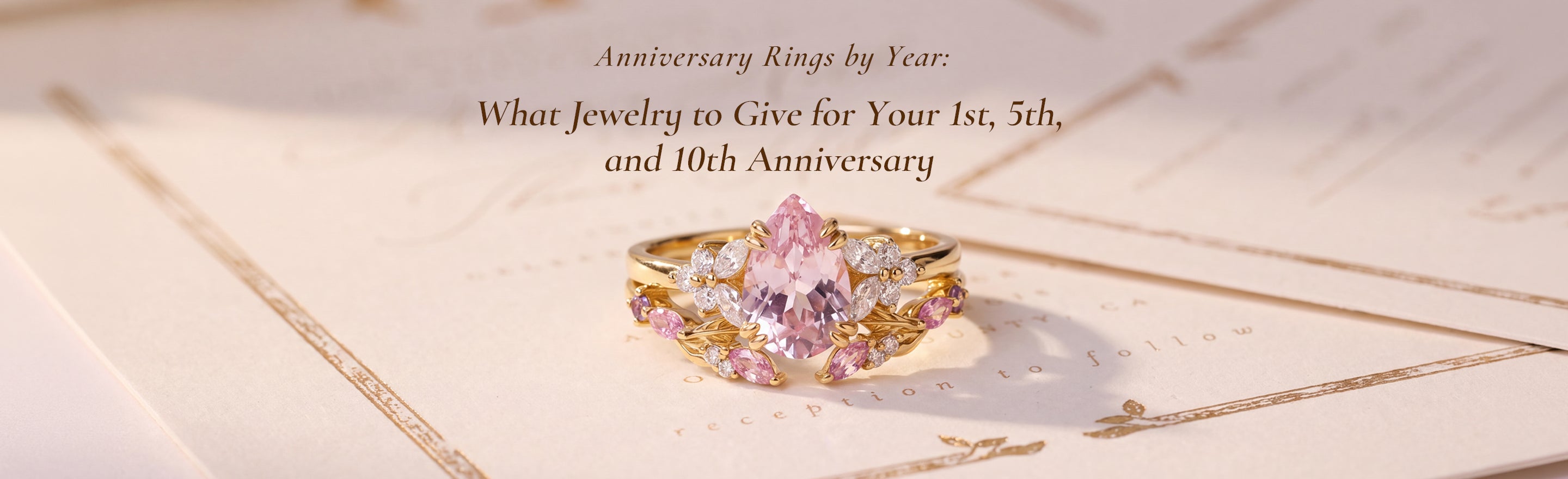 Anniversary Rings by Year: What Jewelry to Give for Your 1st, 5th, and 10th Anniversary