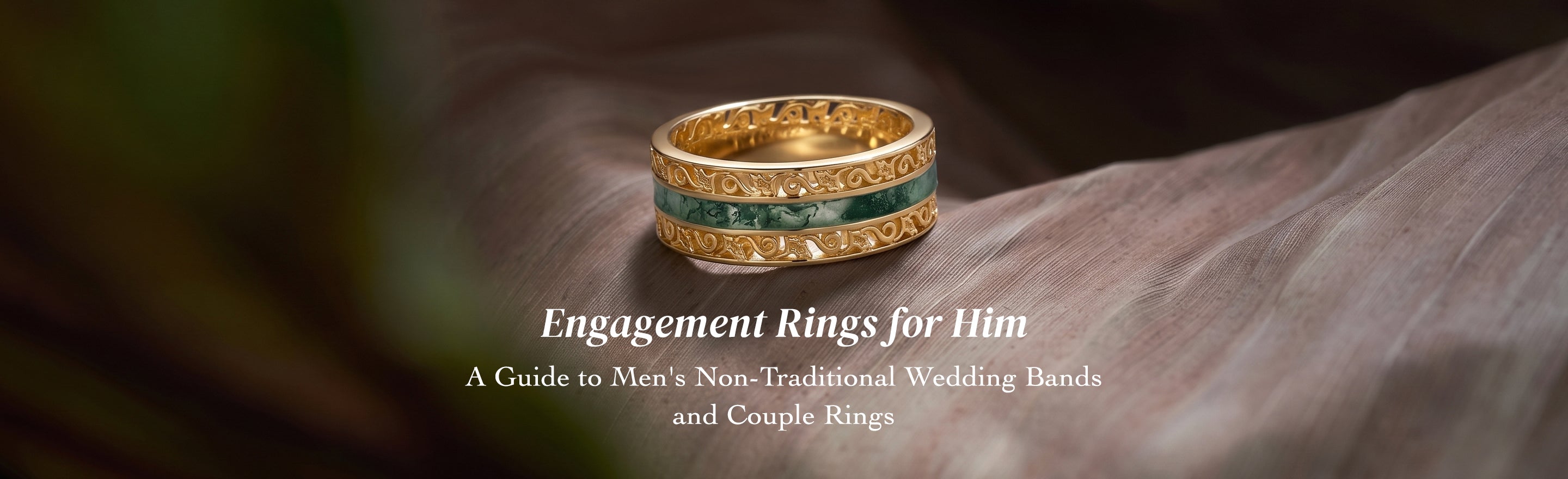 Engagement Rings for Him: A Guide to Men's Non-Traditional Wedding Bands and Couple Rings