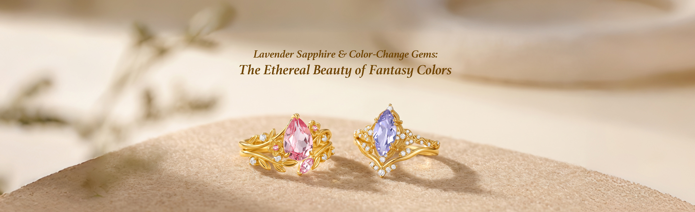 Lavender Sapphire & Color-Change Gems: The Ethereal Beauty of Fantasy Colors