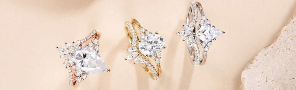 Introducing some of our best-selling moissanite rings