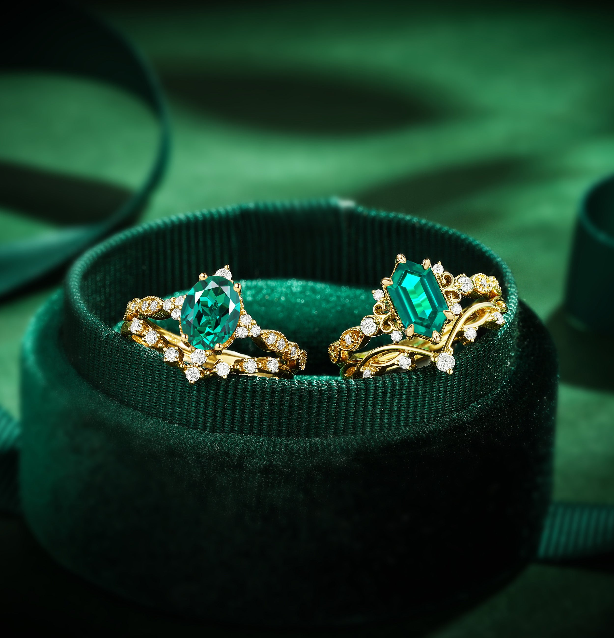 ■Ovaltone GD-013 Version 2.0 Affordable 0.8ct Classic Oval Three Stone Lab Grown Diamond Ring