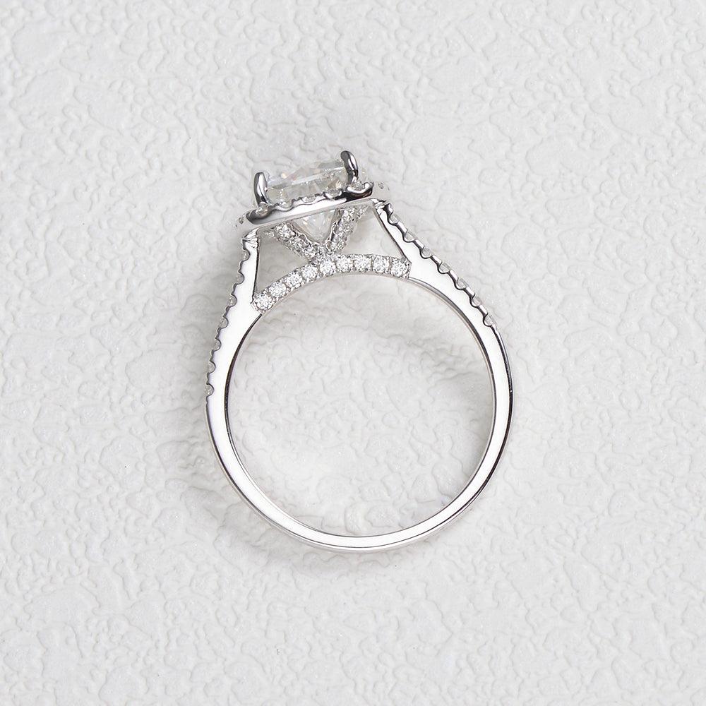 2.5ct Moissanite Stacking White Gold Ring - Felicegals