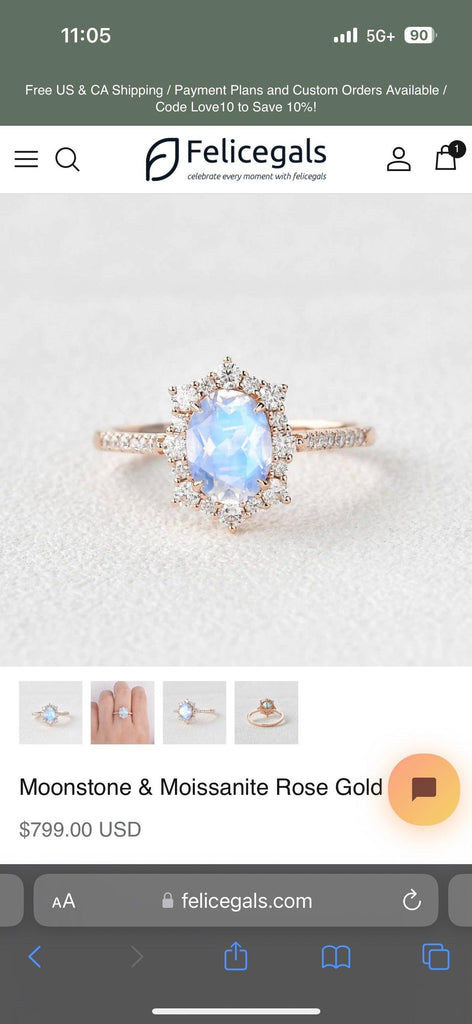Custom Ring for Cheyenne - Felicegals 丨Wedding ring 丨Fashion ring 丨Diamond ring 丨Gemstone ring